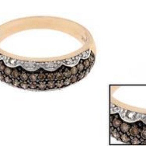 Scratch&Dent  –  2 Rings  – ~6.93g Gold  -- ~1.13ctw Diamonds - Picture 4 of 5